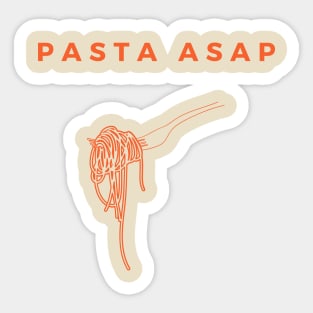 Pasta ASAP Sticker